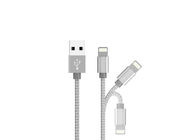 MFI Certificated Apple Charger Cable iPhone 8 / iPad Air / iPod Customized USB Data Cable